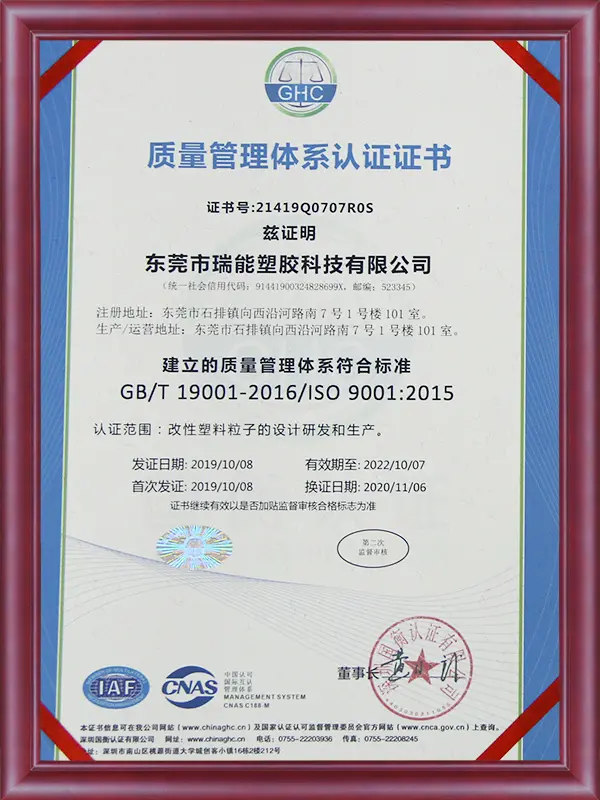 Quality Management System Certification (ISO 9001:2015)